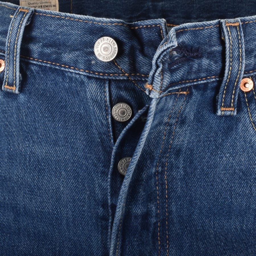 Levis 501 Original Fit Jeans Mid Wash Blue Mainline Menswear Canada